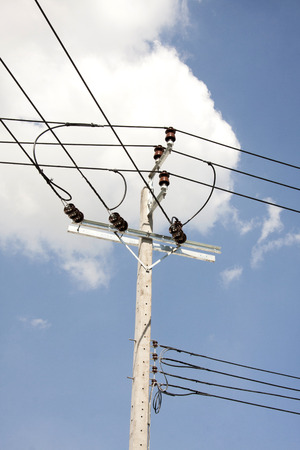electricity postの写真素材