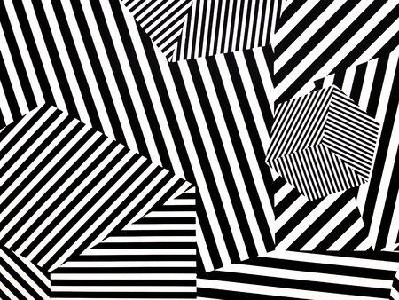 Black striped pattern on the wall. abstract wall