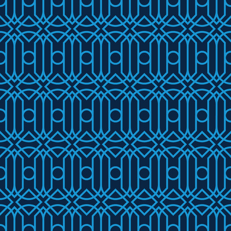 Vector format, seamless geometric new style. A set of seamless blue technology. Modern abstract textures.のイラスト素材