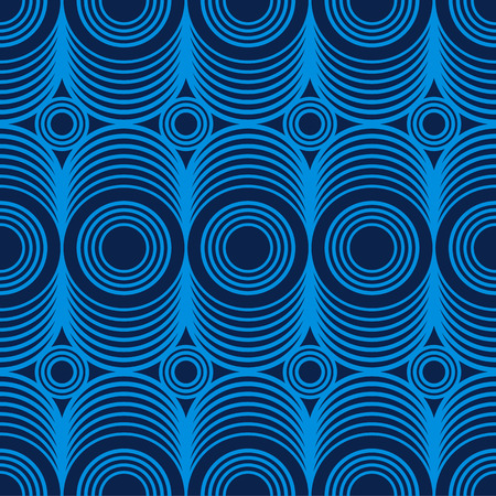 Vector format, seamless geometric new style. A set of seamless blue technology. Modern abstract textures.のイラスト素材