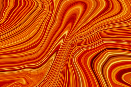 Colorful marble surface. Orange marble pattern of the blend of curves. Abstract pattern.の写真素材