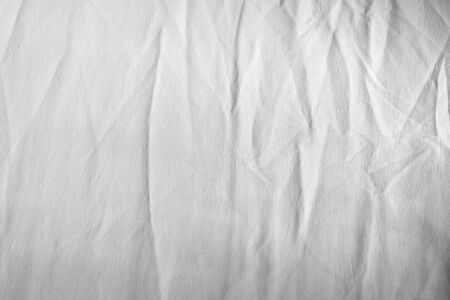 Wrinkled gray fabric for abstract background texture With soft wave conditions for the backgroundの写真素材