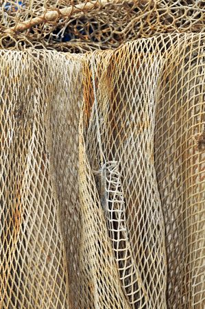 Close-up of a fishing net