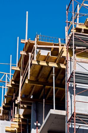 Framework detail of a new buinding