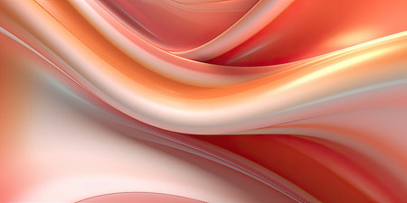 A vibrant and textured wave pattern in multi-colored hues.の素材