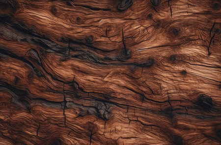 Close-up of an old piece of woodの素材
