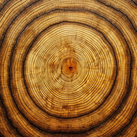 growth rings of a treeの素材
