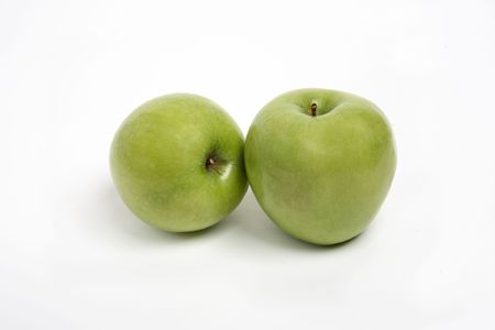 Green appleの写真素材