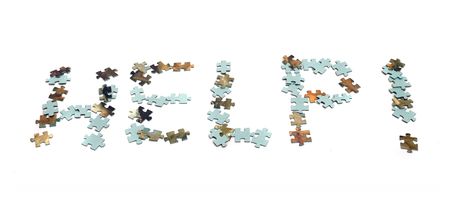 HELP from PUZZLEの写真素材