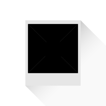 Photo frame with  shadowのイラスト素材