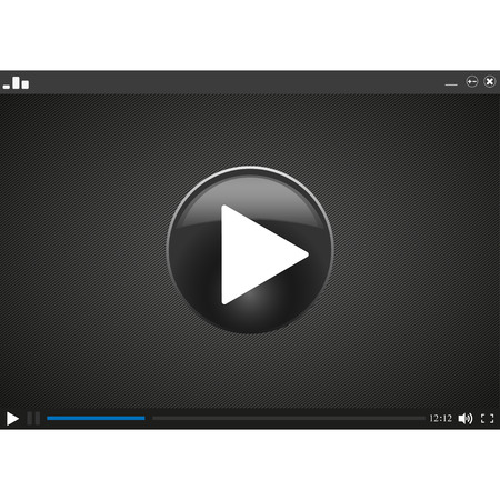 Video  playerのイラスト素材