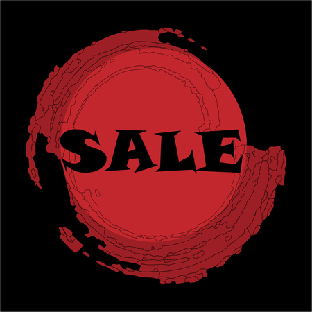 Black Friday  flyerのイラスト素材
