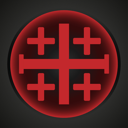 Jerusalem  crossのイラスト素材