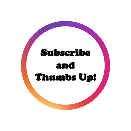 Colorful banner network  with text subscribe and thumbs up
