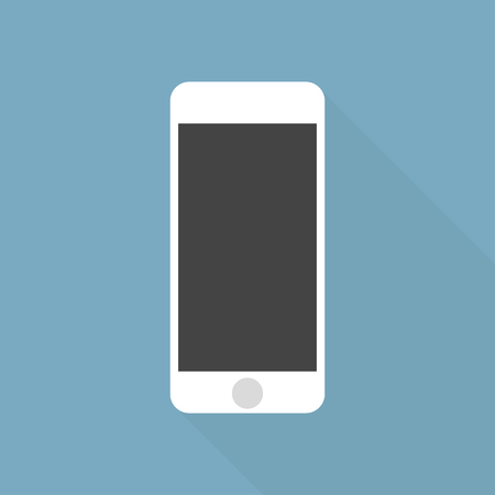 Realistic mobile phone. Phone vector, illustration, object, web, flat, image, pictureのイラスト素材