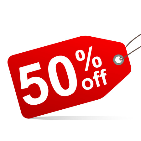 Sale inscription design template. Off banner. Vector illustrationのイラスト素材