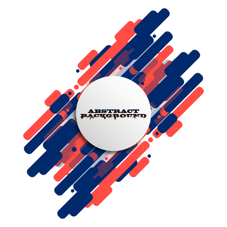 Abstract background white, blue and orange colorsのイラスト素材