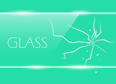 Crushed glass hand drawnのイラスト素材