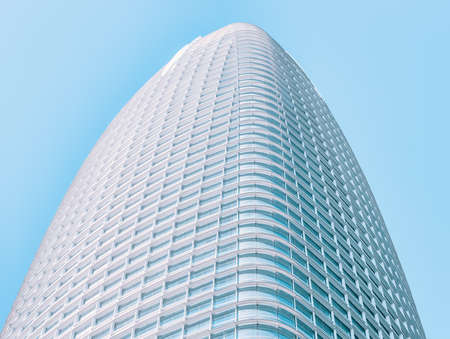 San Francisco, CA, USA - October 16, 2021, close-up view of the Salesforce Tower in the Soma area of...