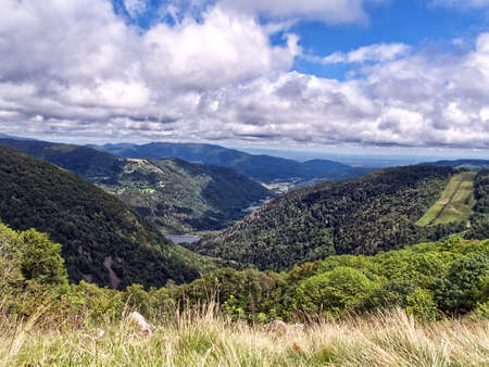 Mountains of Vosges in France, Ballon d'alsaceの写真素材