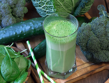 Green smoothieの写真素材