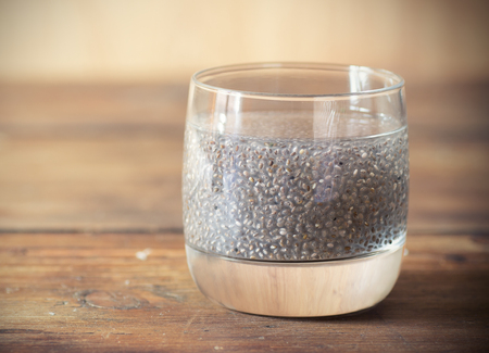 Chia Seed Puddingの写真素材
