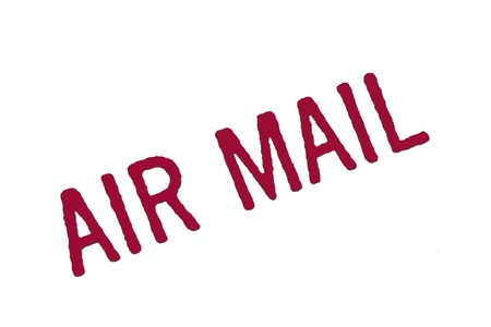 air mail stampの写真素材
