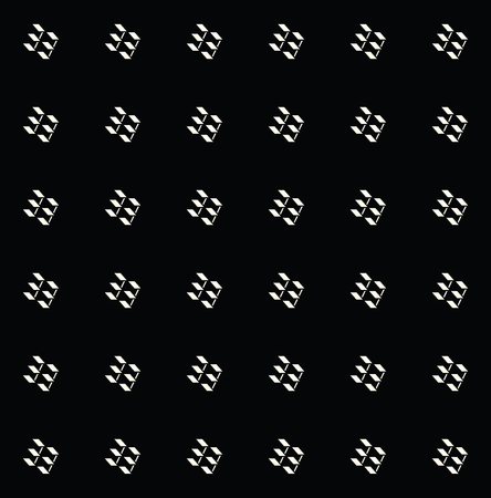 Vector textile seamless pattern black and white.