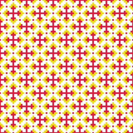 Vector beautiful seamless pattern Christmas background.のイラスト素材