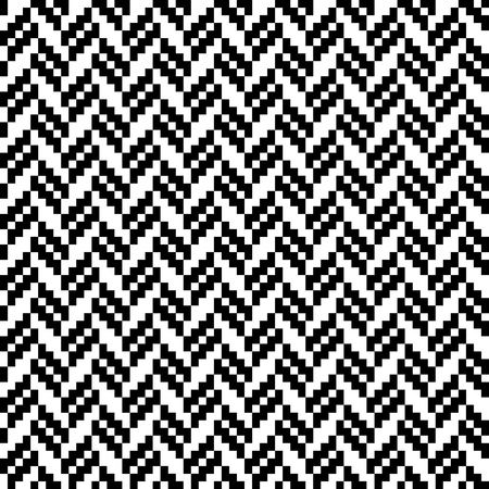 Vector monochrome seamless textile background of repeating elementsのイラスト素材