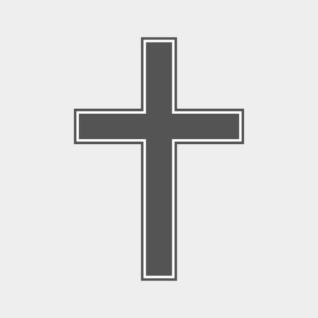 Vector abstract christian cross symbol for simple designのイラスト素材