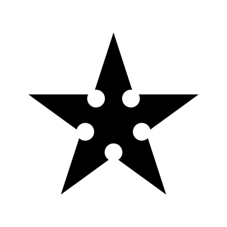 Vector abstract cute star icon 
 for print, gift, web, scrap and patchworkのイラスト素材