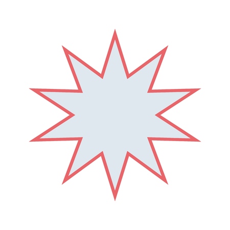 Vector abstract cute star icon 
 for print, gift, web, scrap and patchworkのイラスト素材