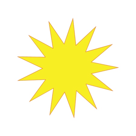 Vector abstract cute star icon  for print, gift, web, scrap and patchwork