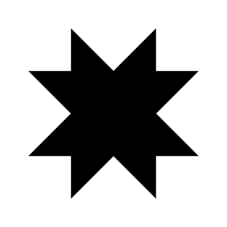Vector abstract cute star icon 
 for print, gift, web, scrap and patchworkのイラスト素材