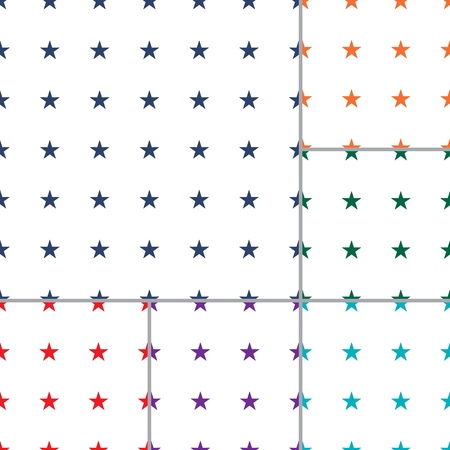 Vector Stars patterns set for print, gift, web, scrap and patchworkのイラスト素材