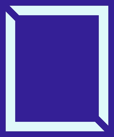 Vector simple page border for fine decorations designのイラスト素材