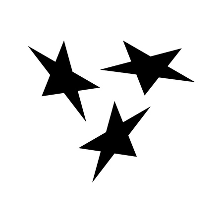 Vector abstract cute star icon for print, gift, web, scrap and patchworkのイラスト素材