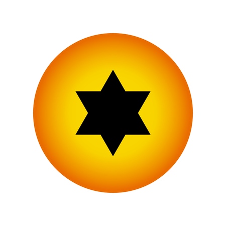Vector david star symbol for simple design