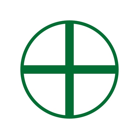 First aid. Medical cross vector icon. Medicinal and pharmacy sign.のイラスト素材