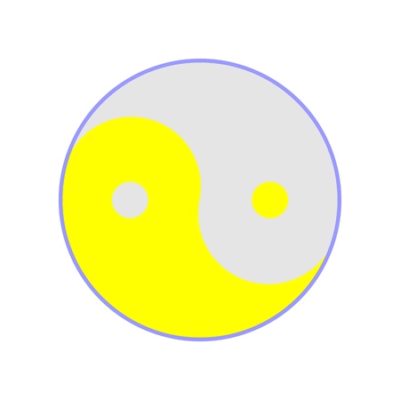 Zen symbol. Yin and Yan sign.  China Spiritual Harmony iconのイラスト素材