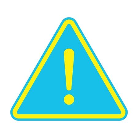 Vector Danger Symbol. Warning Attention Icon. Road sign.