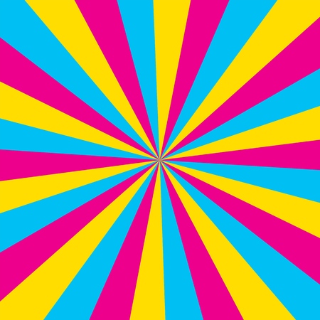 Vector Sunburst background for print, gift, web, scrap and patchworkのイラスト素材
