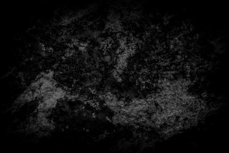 Old black background. Grunge texture. Dark wallpaper.の写真素材
