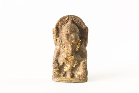 Ganesha Hindu God, Ganesha on white backgroundの写真素材