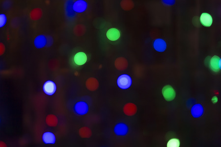 small lights bokeh background.Abstract blur background.の写真素材