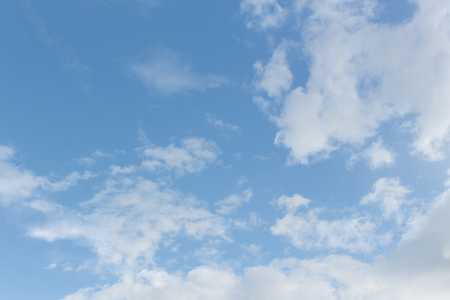 Blue sky with white clouds.の写真素材