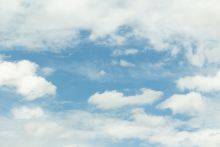 Blue sky with white clouds.の写真素材