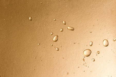 gold texture  droplet water backgroundの写真素材