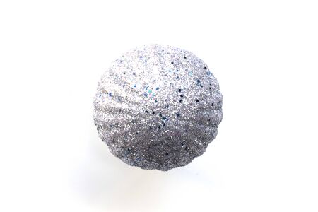 Balls for decoration on a white backgroundの写真素材